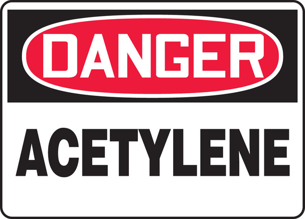 Accuform MCHL174 Danger Acetylene Safety Sign. Shop now!