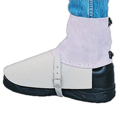 Steel Grip CL-374 7 in Pearl Grey Split Leather Spat with 6 in Flare