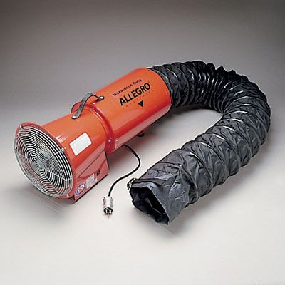 MS-Allegro 9514-05 8 inch AC Axial EP Blower with Canister 15' - 1 Each
