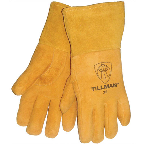 Tillman 35 Top Grain Deerskin Foam Lined Thumb Strap MIG Welding Gloves. Shop Now!