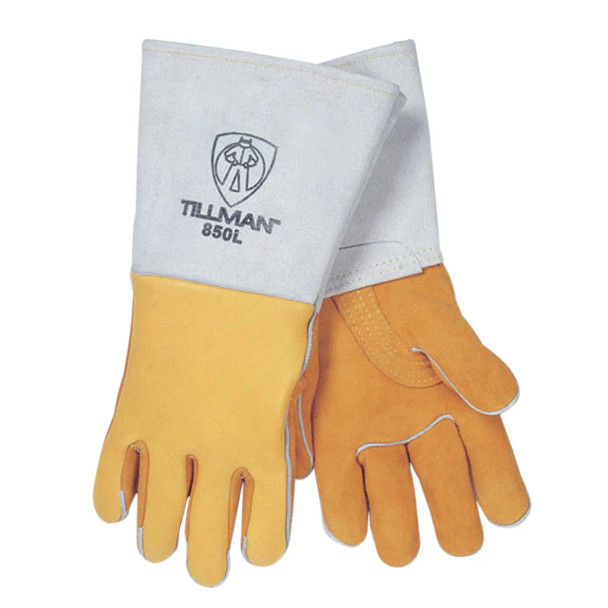 Tillman 850 Top Grain Elk Lined Welders Gloves With Straight Thumb. Shop Now!