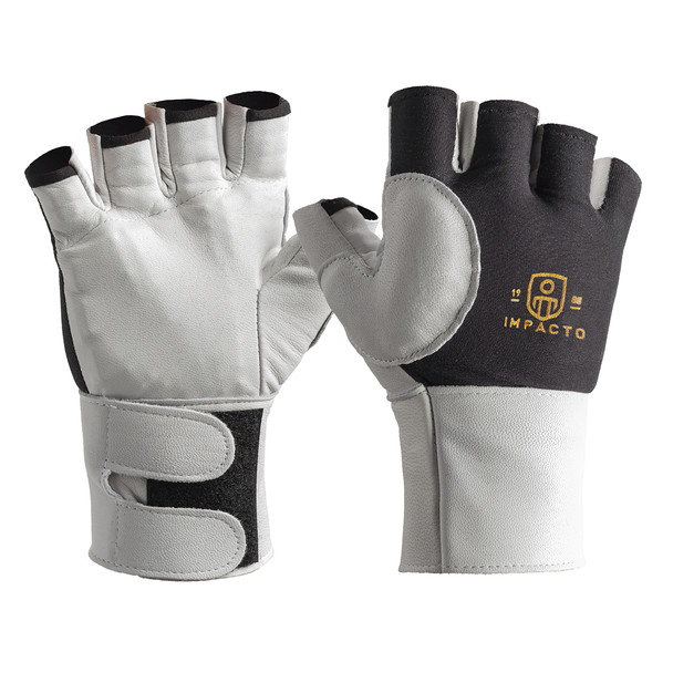 Impacto BG475-30 Anti Vibration Air Glove Half Finger with Thumb Web. Shop Now!