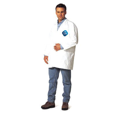 DuPont TY212S Tyvek Lab Coat with 2 Pockets