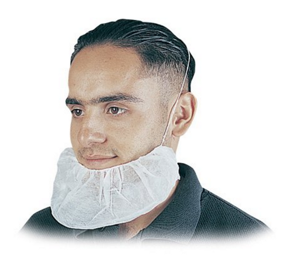 Disposable White Beard Covers. Shop now!