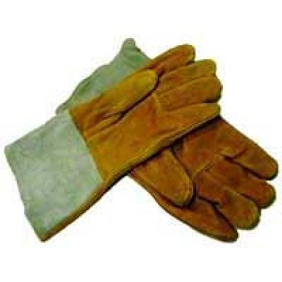 Welding Glove 14-inch Brown Leather - In Limited Stock