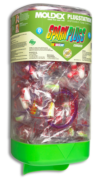 Moldex 6880 Sparkplugs Disposable Corded Earplugs NRR 33 Plugstation. Shop now!