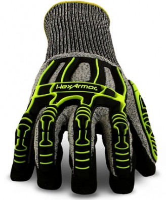 Top View.HexArmor 2090 Rig Lizard Thin Lizzie Cut Resistant Super Fabric Gloves. Shop Now!