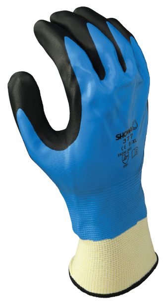 General purpose full nitrile blue undercoating w/black foamed palm coating, 13 gauge, seamless knitted liner. Shop Now!