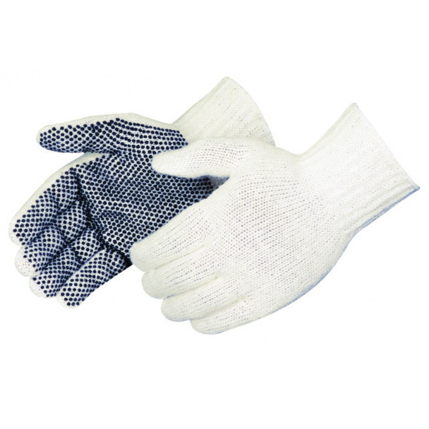 String Knit Gloves 1 Side PVC Dotted. Shop Now!