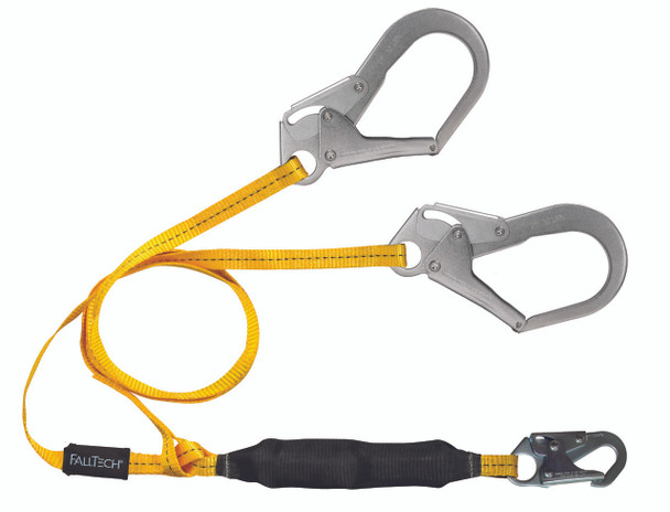 FallTech 8256LTY3 FTBasic 6' Shock Absorbing Y-Leg Lanyard. Shop Now!