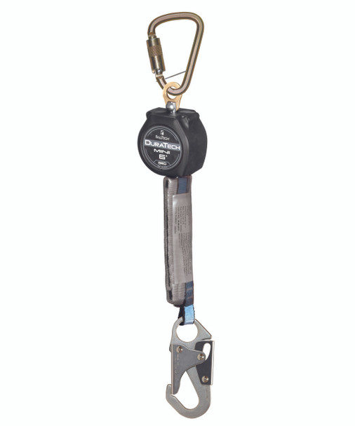 FallTech 72706SB1 6' Mini SRD Single-Leg Steel Carabiner/Steel Snap Hook. Shop Now!