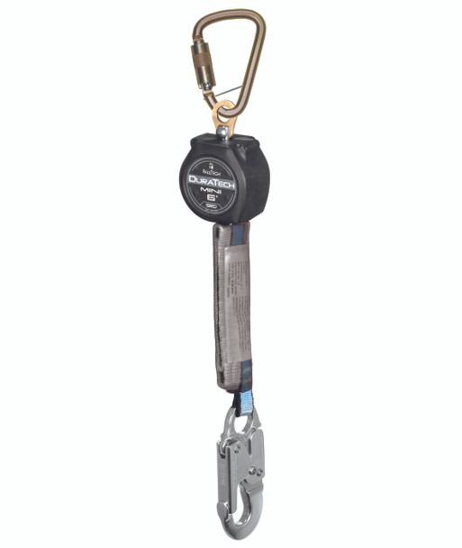 FallTech 72706SB4 6' Mini SRD Single-Leg Steel Carabiner/Aluminum Snap Hook. Shop Now!