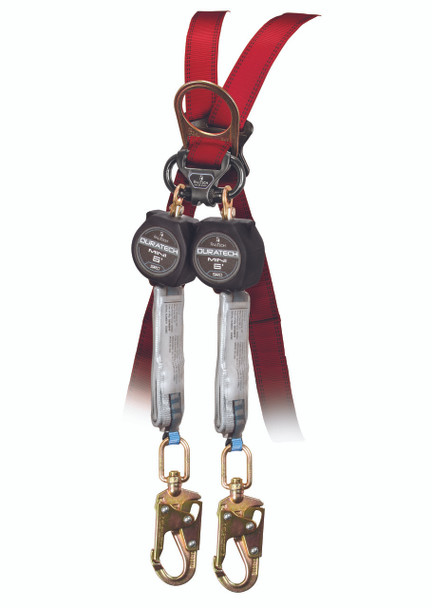 FallTech 72706TB2 6' Mini SRD Twin-Leg Carabiner Alignment Clip/Swivel Snap Hooks. Shop Now!