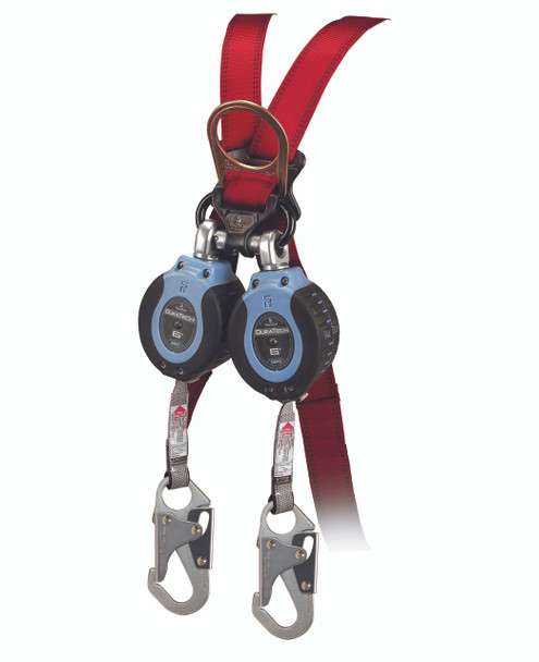 FallTech 82706TB1 DuraTech 6' Web Twin Leg SRD - Steel Snap Hooks. Shop Now!