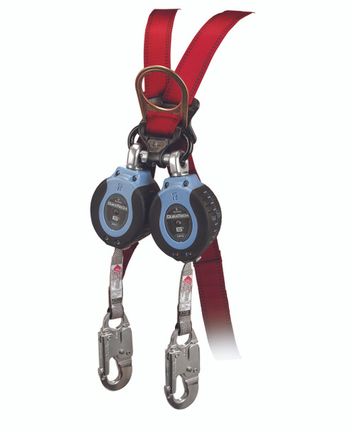 FallTech 82706TB4 DuraTech 6' Web Twin Leg SRD - Aluminum Snap Hook. Shop Now!