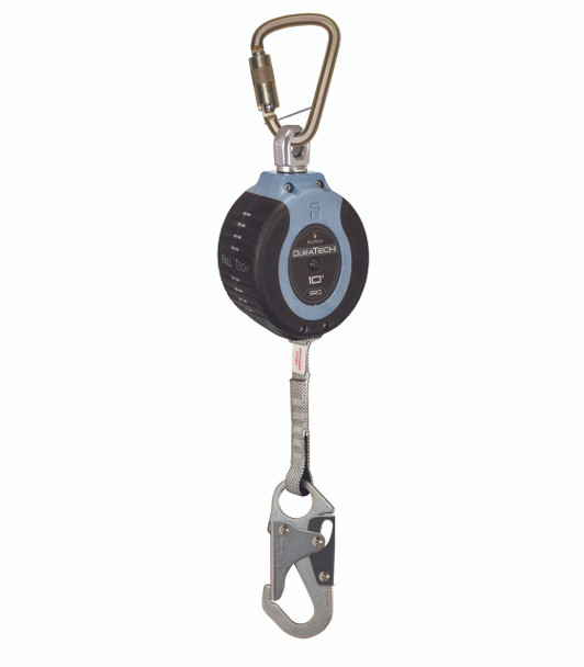 FallTech 82710SC1 DuraTech 10' Web SRD - Steel Carabiner w/Captive Pin. Shop Now!