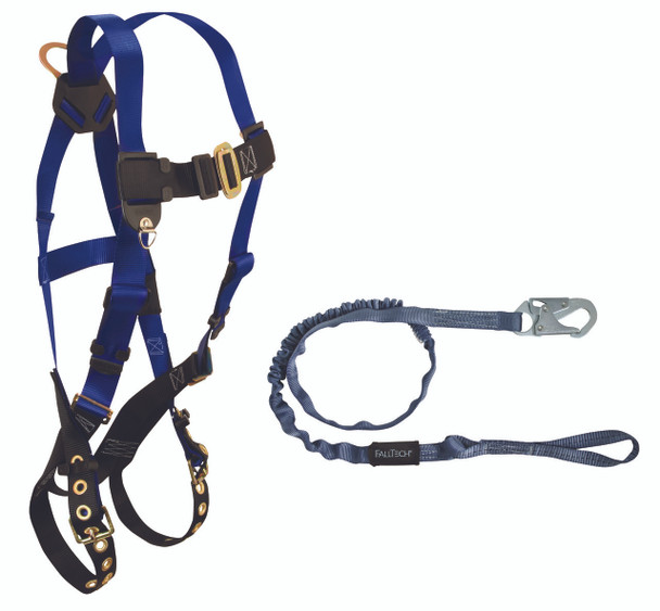 FallTech CMB158259L Combo Kit - Harness, Looped Lanyard, Snap Hook. Shop Now!