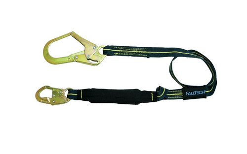 FallTech 82423 6' SAL Single leg; WeldTech with Rebar Hook