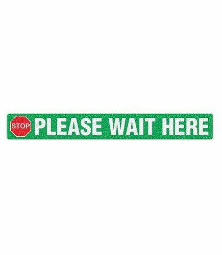 INCOM FS3038V STOP Please Wait Here Anti-Slip Floor Sign