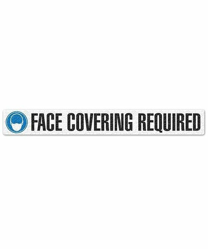 INCOM FS3039V Face Covering Required Anti-Slip Floor Sign