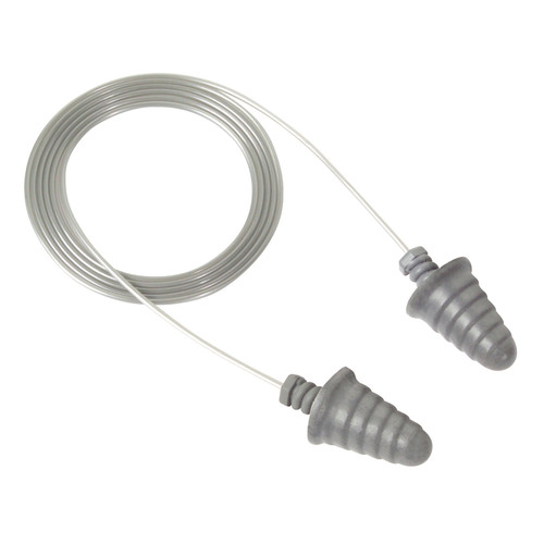 3M E-A-R Skull Screws Earplugs P1301, Corded, Push-To-Fit, 120 Pairs/Box