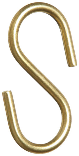 Brady 23304 Durable Brass Valve Tag S-Hooks