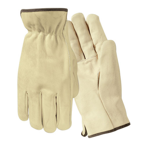 Wells Lamont Y0135 Economy Grain Cowhide Leather Gloves - 12 Each