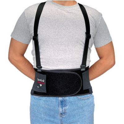 Allegro-nomics Economy Back Support Belt, SM, Black, Free