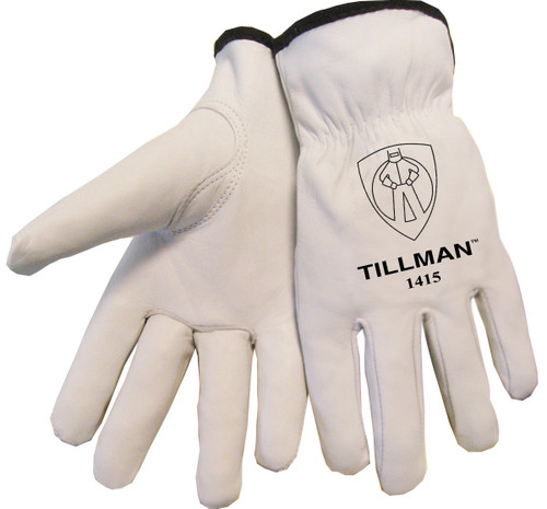 Tillman 1414 Top Grain Pearl Cowhide Driver Gloves - 12 Pair Pack, Sizes M To XL