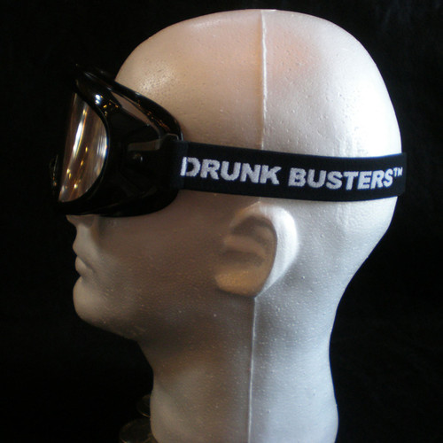 Drunk Busters Low Level Goggles .08 .15 BAC Black Strap