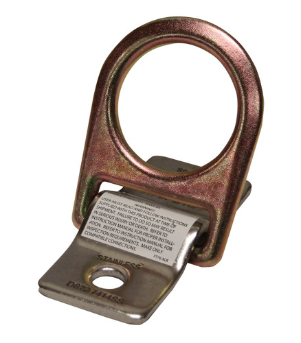 FallTech 7414SS Bolt-on Steel D-Ring Stainless Steel Bolt-on Plate ...