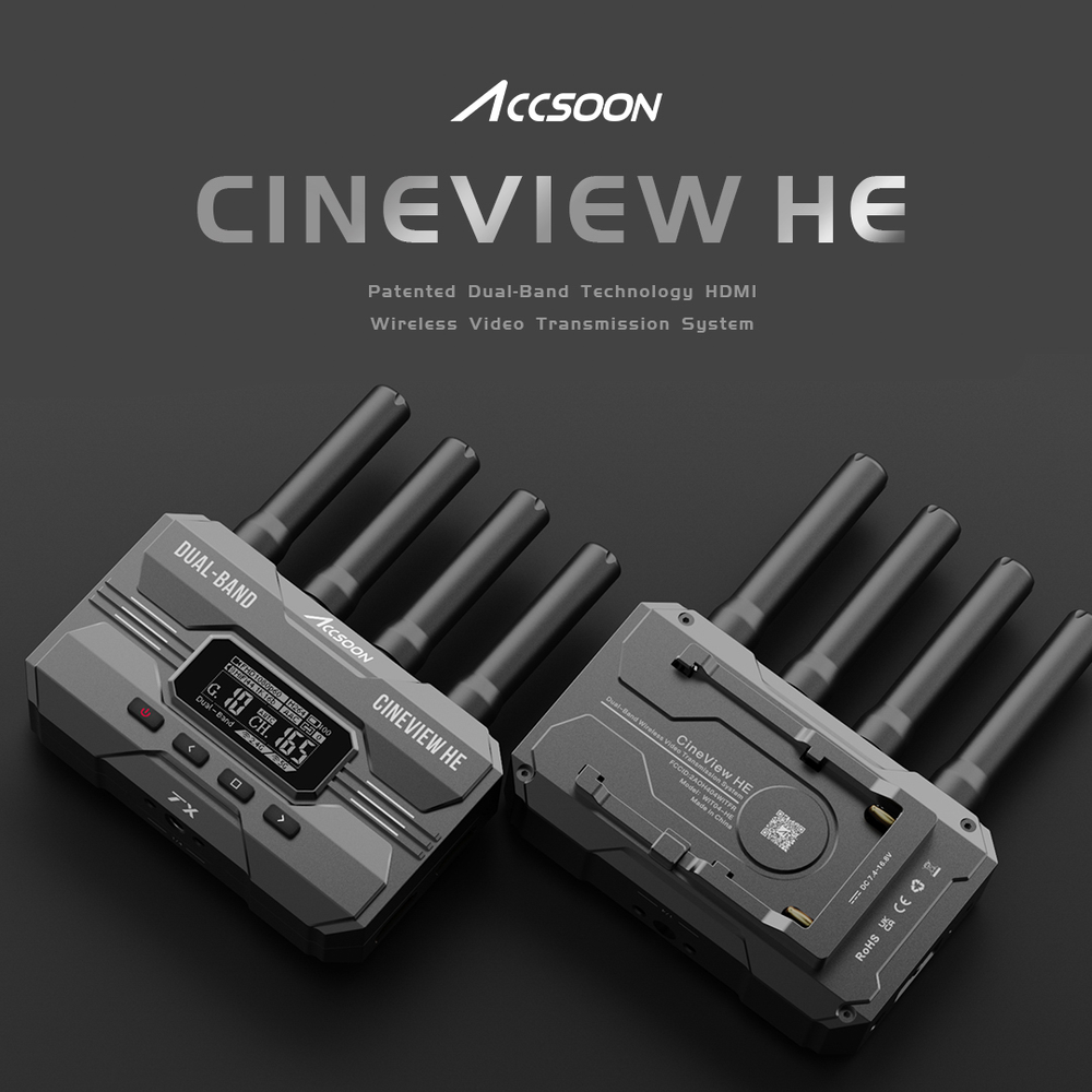 Accsoon CineView HE Multispectrum Wireless Video Transmitter and Receiver (Open Box)