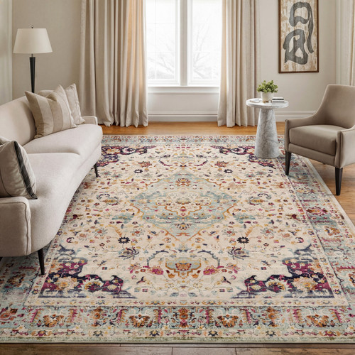 Vintage Kashan VKA 13 Blugld