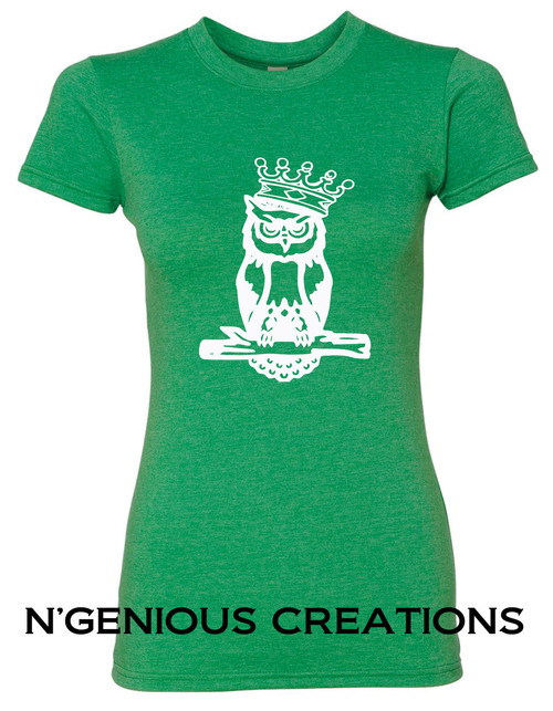 N'GENIOUS CREATIONS WOMEN'S OWL SIGNATURE TEE