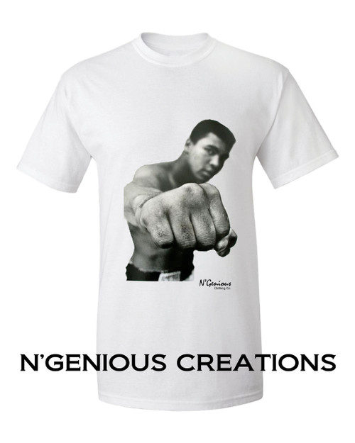 N'GENIOUS CREATIONS EXCLUSIVE ICON SERIES TSHIRT- MUHAMMAD ALI 