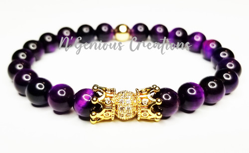 PURPLE TIGERS EYE
