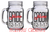 PERSONALIZED BRIDE AN GROOM MASON JARS (2PC SET)