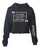IF YOU THINK IT CAN'T BE DONE ASK A BLACK WOMAN CROPPED HOODIE