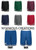 BLACK, GREEN, MAROON, NAVY BLUE, GREY, RED, ROYAL BLUE