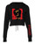 BLACK W/RED