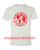 WHITE TSHIRT WITH RED DESIGN