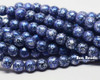 6mm Granite Galaxy Lapis Round Smooth Druks (300 Pieces)