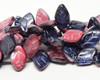 12x7mm Matted Mauve Celestial Leaves (300 Pieces)