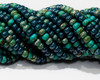 4/0 Aged Green Turquoise Picasso Mix (1/4 Kilo)