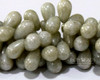 6x9mm Marble Green Drops (150 Pieces)