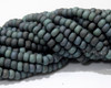 1/0 Aged Matted Blue Turquoise Lights Picasso Mix (1/4 Kilo)