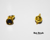 19x12mm Gold Saucer Magnetic Clasp (Each)