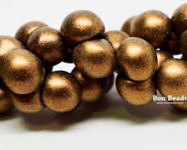 9x8mm Gold Iris Wide Cap Mushroom Buttons (150 Pieces)