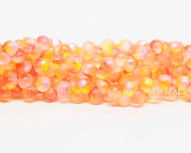 4mm Hyacinth Celestial Etched Wide Cap Mushroom Buttons (600 Pieces)