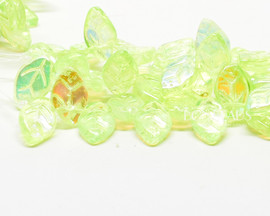 12x7mm Neo Mint Celestial Leaves (300 Pieces)